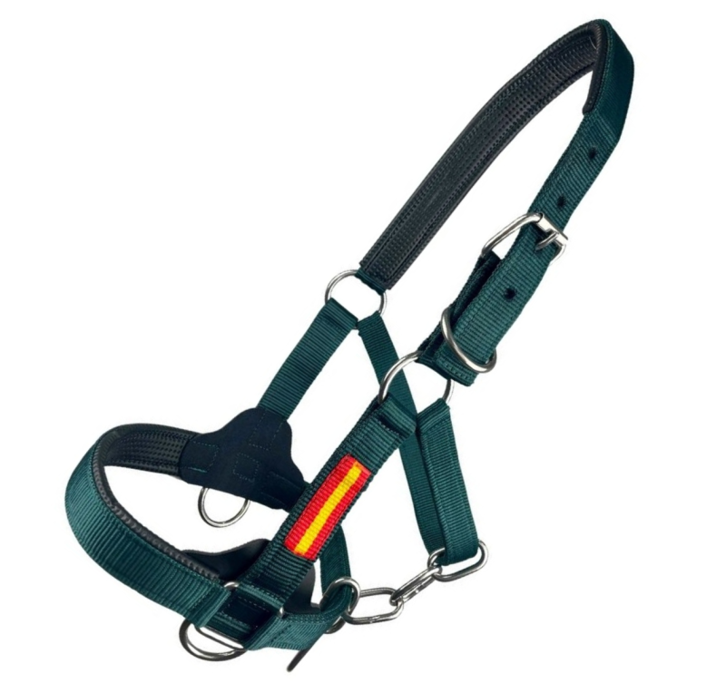 Cabezada cuadra nylon extra "Los Nietos Dressage" | Varios colores