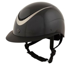 Casco de equitación Theta Plus brillante BR