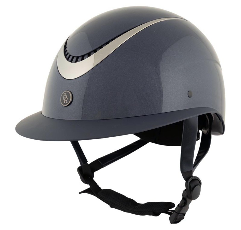 Casco de equitación Theta Plus brillante BR