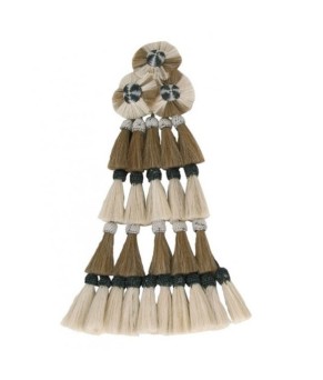 Mosquero de cerda 'Los Nietos Dressage' | Blanco y camel