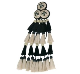 Mosquero de cerda 'Los Nietos Dressage' | Blanco y negro