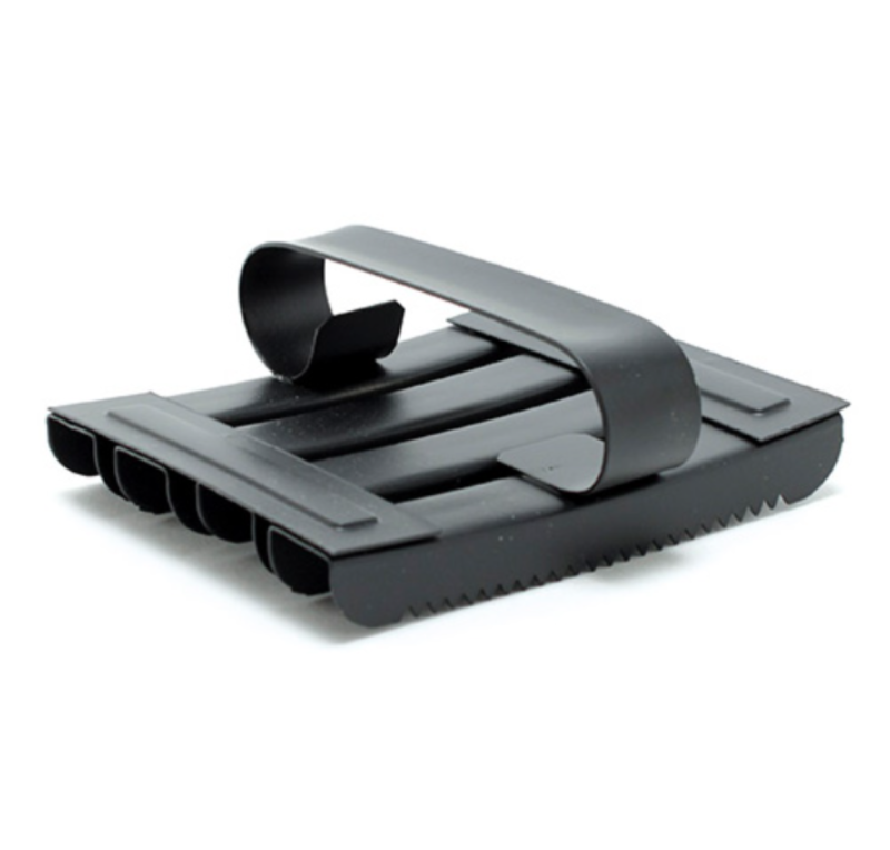 Almohaza de hierro 8 carriles con pasamanos