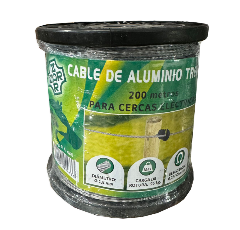 Cable de aluminio trenzado 1.8 mm | 200 metros
