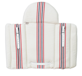 Grupera de lona con protección de concha | Blanca