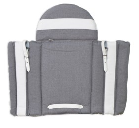 Grupera de lona con protección de concha | Gris - Blanco