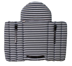 Grupera de lona con protección de concha | Negro - Gris