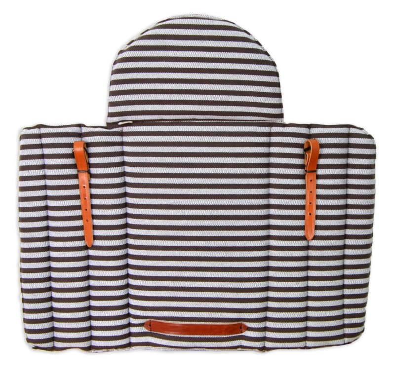 Grupera de lona con protección de concha | Marrón - Gris