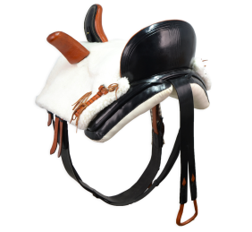 Silla de montar amazonas 'Los Nietos' | Modelo 'Centenaria' | Negra