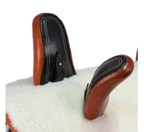 Silla de montar amazonas 'Los Nietos' | Modelo 'Centenaria' | Negra