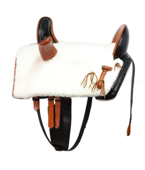 Silla de montar amazonas 'Los Nietos' | Modelo 'Centenaria' | Negra