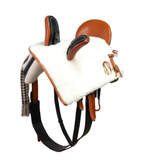 Silla de montar amazonas 'Los Nietos' | Modelo 'Centenaria' | Negra