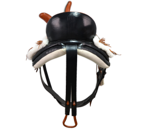 Silla de montar amazonas 'Los Nietos' | Modelo 'Centenaria' | Negra