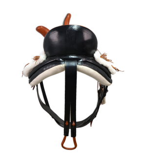 Silla de montar amazonas 'Los Nietos' | Modelo 'Centenaria' | Negra