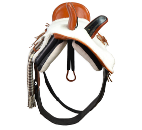 Silla de montar amazonas 'Los Nietos' | Modelo 'Centenaria' | Negra