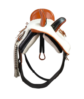 Silla de montar amazonas 'Los Nietos' | Modelo 'Centenaria' | Negra