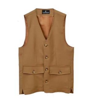 Chaleco cuatro bolsillos 'Los Nietos' | Camel