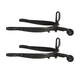 Espuela vaquera de fragua 'Los Nietos Dressage' | Remachada | Ruleta moneda