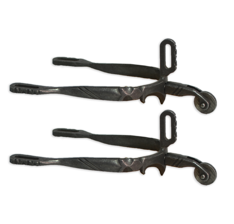 Espuela vaquera de fragua 'Los Nietos Dressage' | Soldada | Ruleta moneda