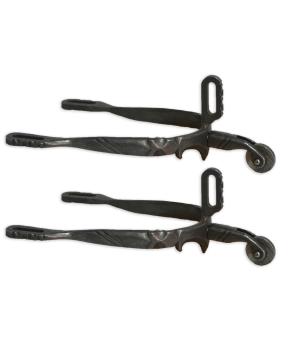 Espuela vaquera de fragua 'Los Nietos Dressage' | Soldada | Ruleta moneda