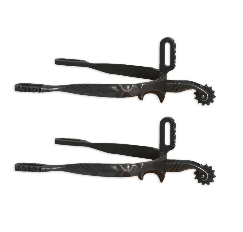 Espuela vaquera de fragua 'Los Nietos Dressage' | Soldada - Ruleta inglesa