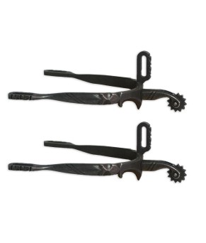 Espuela vaquera de fragua 'Los Nietos Dressage' | Soldada - Ruleta inglesa