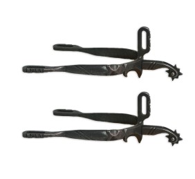 Espuela vaquera de fragua 'Los Nietos Dressage' | Soldada | Ruleta vaquera