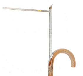 Bastón hipómetro de madera medidor potros