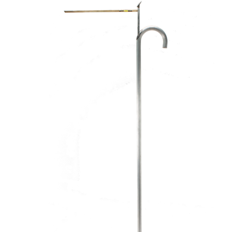 Bastón hipómetro de aluminio medidor potro