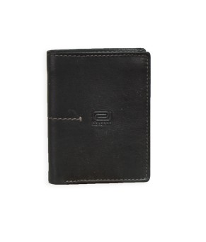 Cartera con tarjetero hombre PAL02053CT Negra