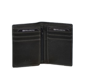Cartera con tarjetero hombre PAL02053CT Negra
