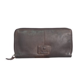 Billetero señora con cremallera GAB02526LL| Color Marrón