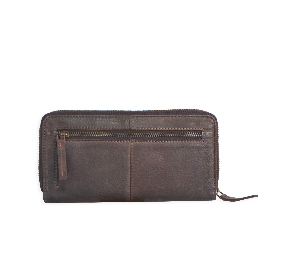 Billetero señora con cremallera GAB02526LL| Color Marrón