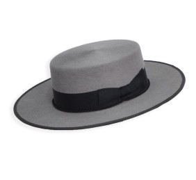 Sombrero cañero premium 250 gr | Pelo de conejo | Acero