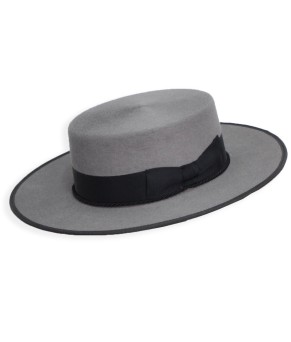 Sombrero cañero premium 250 gr | Pelo de conejo | Acero