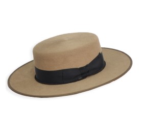 Sombrero cañero premium 250 gr | Pelo de conejo | Nutria