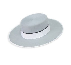Sombrero cañero 220 gr | Lana | Plata