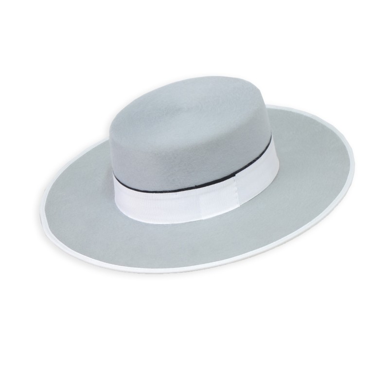 Sombrero cañero 220 gr | Lana | Plata