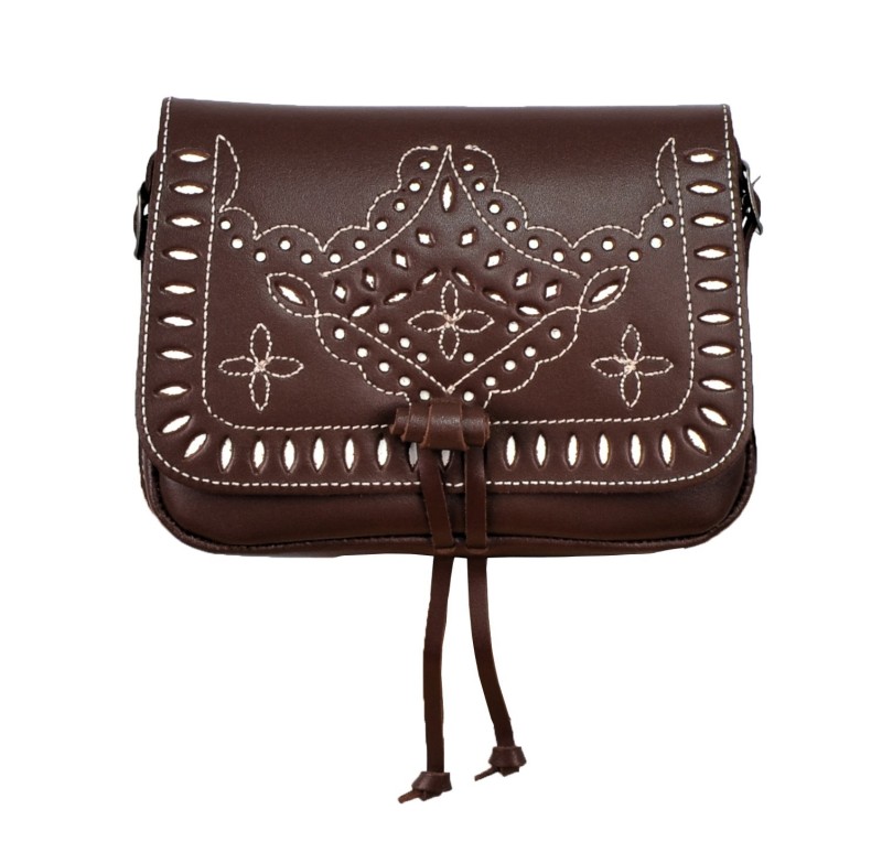 Bolso Rociero costura Tres flores | Sol