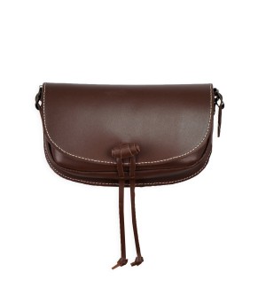 Bolso Rociero Cierre Cairel Liso | Avellana