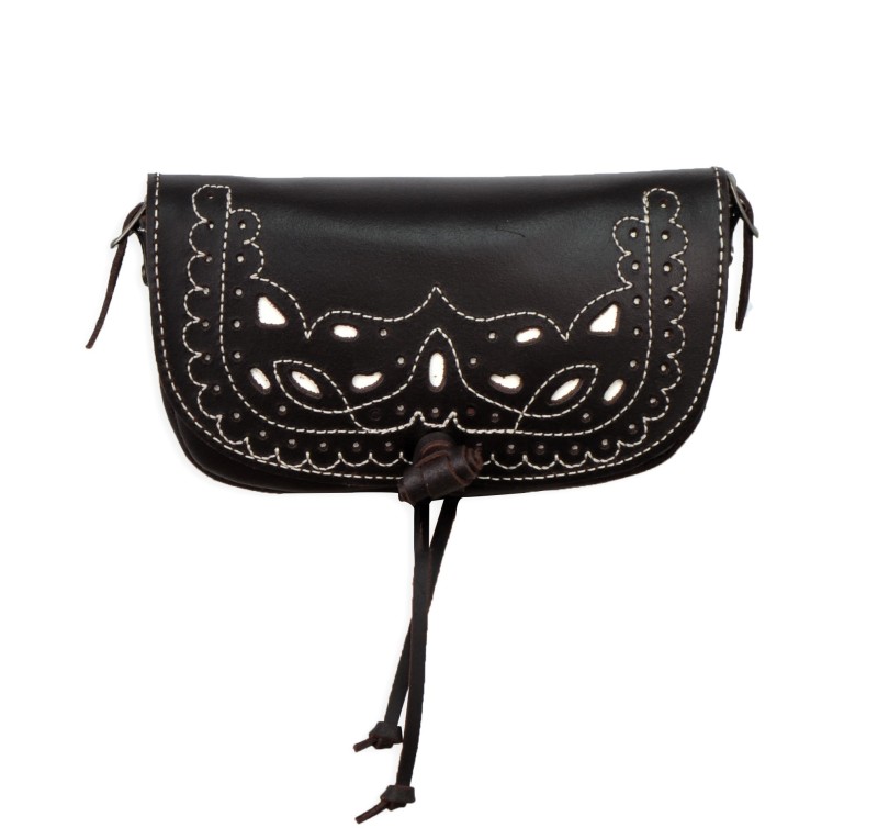 Bolso Rociero Cierre Cairel Picado | Avellana