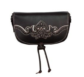 Bolso Rociero Ribete | Engrasado-blanco