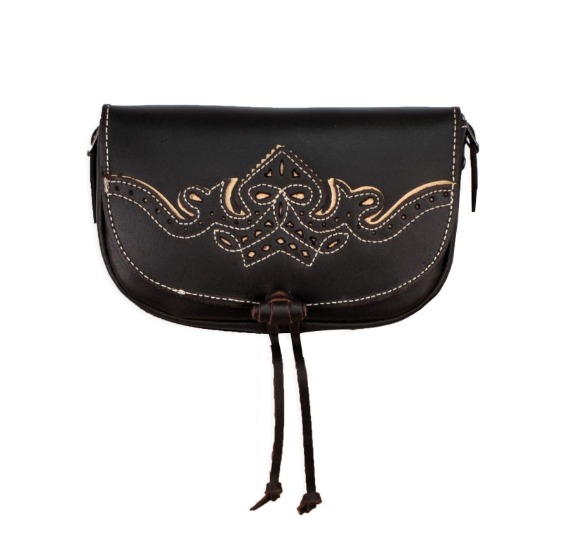 Bolso Rociero Ribete | Engrasado-beig