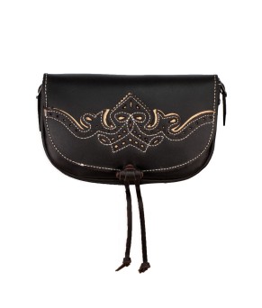 Bolso Rociero Ribete | Engrasado-beig