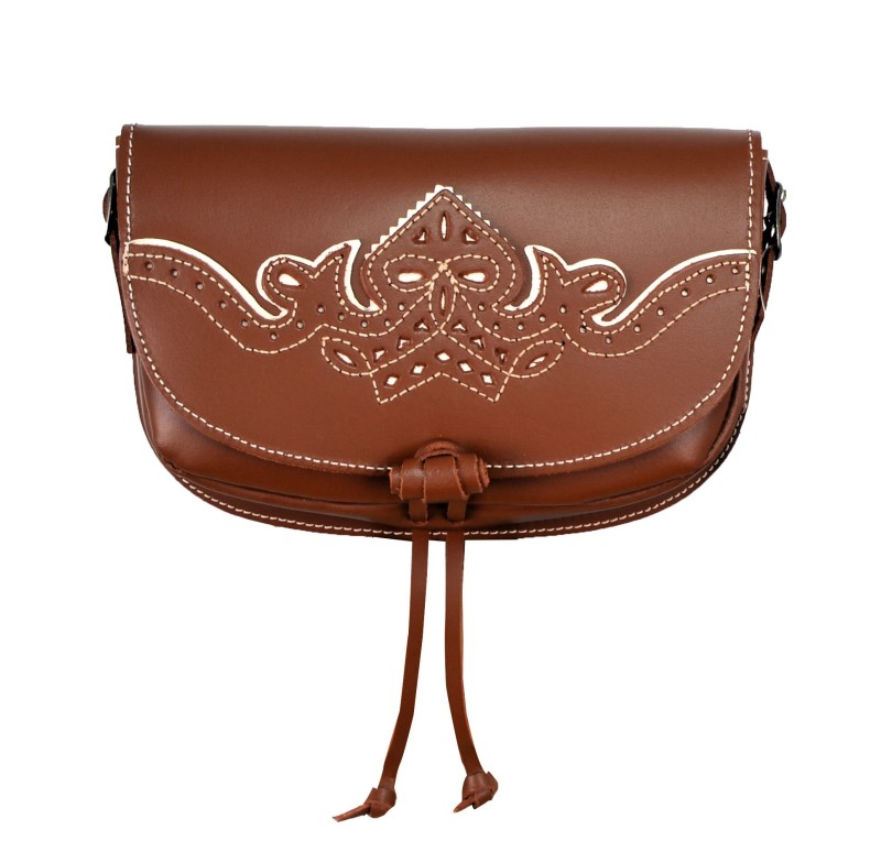 Bolso Rociero Ribete | Engrasado-beig