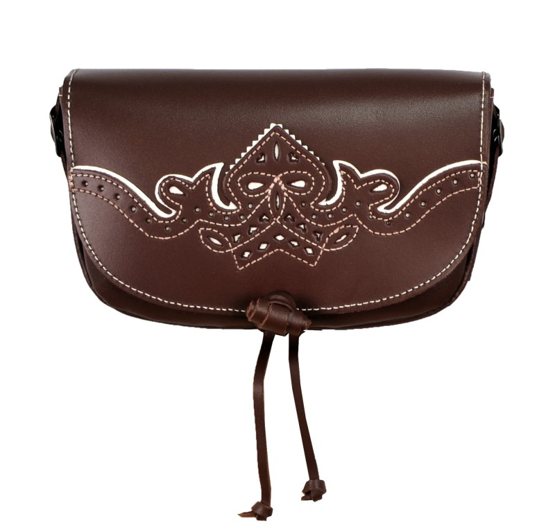 Bolso Rociero Ribete | Engrasado-beig