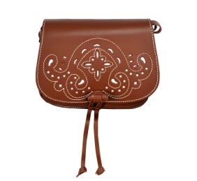 Bolso Rociero Solapa Ancha | Avellana