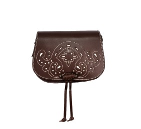 Bolso Rociero Solapa Ancha | Avellana
