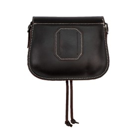 Bolso Rociero Solapa Ancha | Oscuro-beig