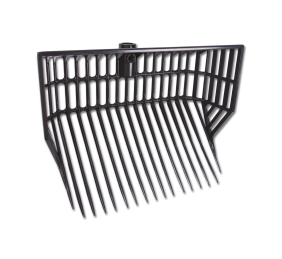 Horca de plástico con bordes elevados