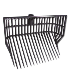 Horca de plástico con bordes elevados